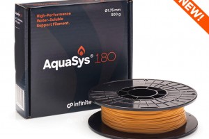 AquaSys 180 – новый водорастворимый опорный материал для термопластов