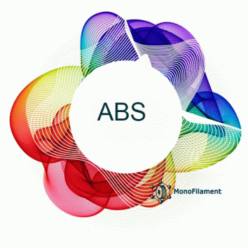 ABS Випадковий колір Ø1,75мм Вага:0,5кг