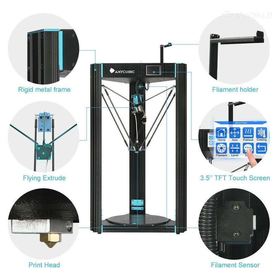 Калибровка стола anycubic kossel